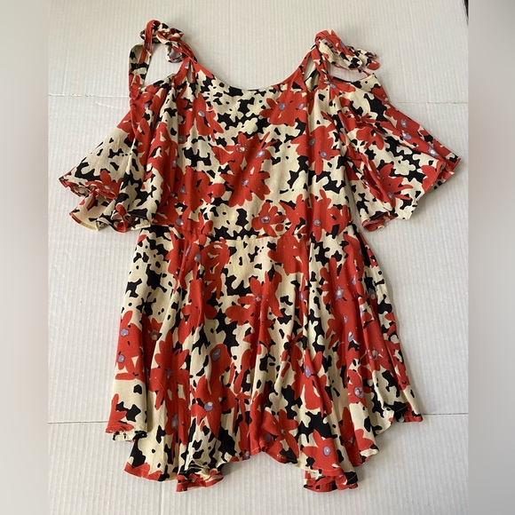 Free People One Hand 🤚 Painted Baby Doll Dress Size XS - Picture 15 of 15